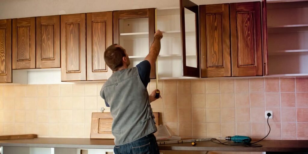 installation of ikea kitchen cabinets