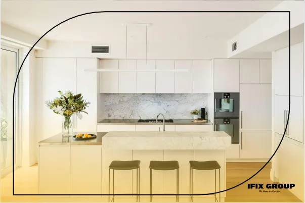 Modern kitchen installation in Melbourne